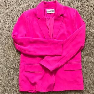 Steve Madden Neon Pink Women's Blazer